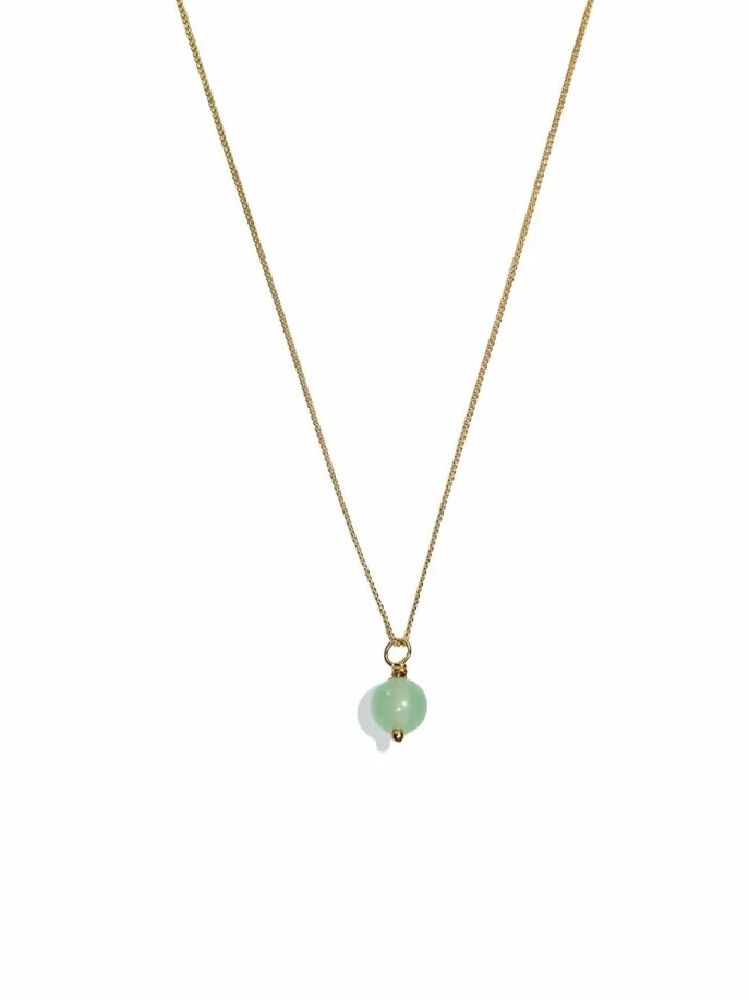 jade drop necklace — YEAR 901 jade drop necklace — YEAR 901